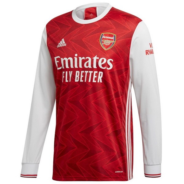 Tailandia Camiseta Arsenal 1ª ML 2020/21 Rojo